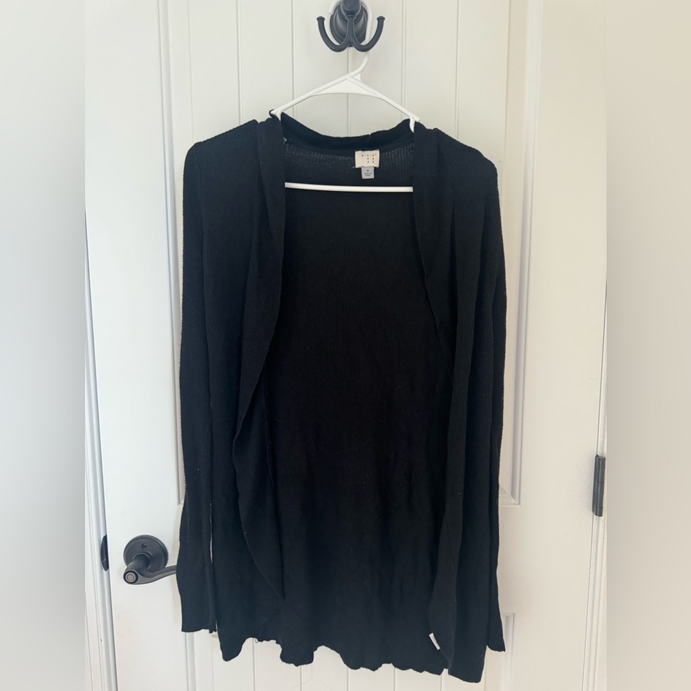 a new day black cardigan